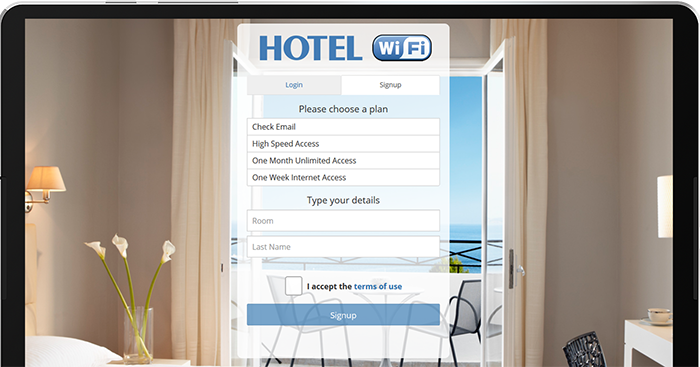 Hotel WiFi Tablet