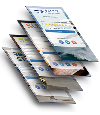 Social Login Pages